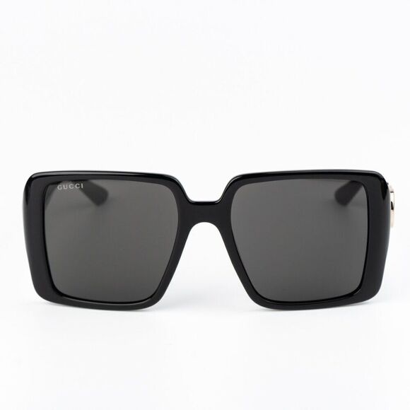 NEW Gucci GG1692S 001 Black Grey Square Women Sunglasses main image 8